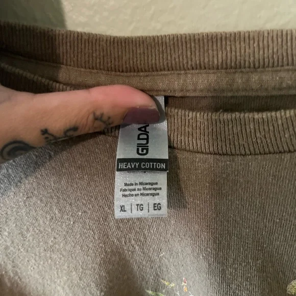 portrayal of guilt floral design t-shirt XL - Picture 4 of 4